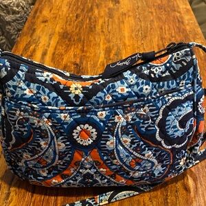 Vera Bradley Blue and Orange Shoulder Bag